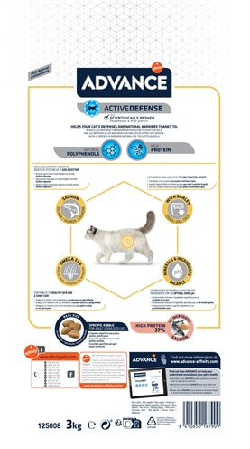 ADVANCE CAT STERILIZED SENSITIVE SALMON 3 KG