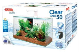 ZOLUX AQUARIUM CLEAR KIT ZWART 32 LTR 50X25X38 CM