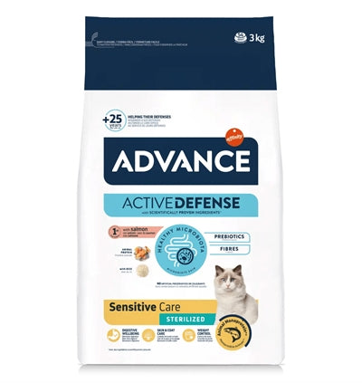 ADVANCE CAT STERILIZED SENSITIVE SALMON 3 KG
