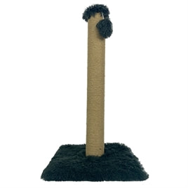 FOEIII KRABPAAL PLUCHE ZWART 39X39X80 CM